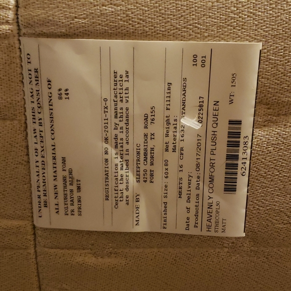 Mattress & Boxspring